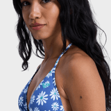 Pt Essentials Tiki Tri Bikini Top - Dame - Dutch Blue Flower Soul Small - Gumpel & Co