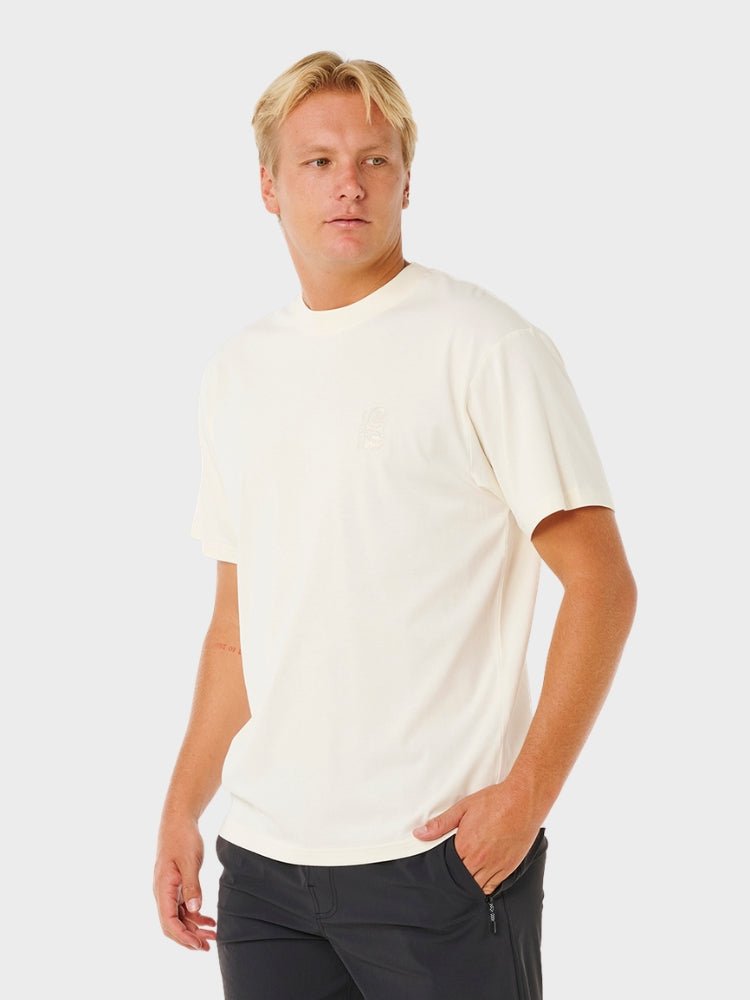 Search Embroidery T shirt - Herre - Bone - Gumpel & Co