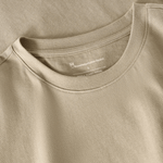 KNOWLEDGE COTTON APPAREL T-shirt m/tryk på ryggen - Herre - Twill