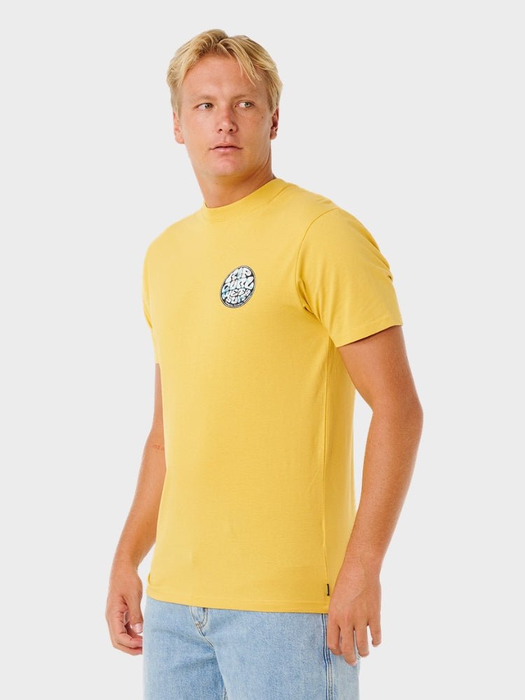 Wettie Passage Icon T shirt - Herre - Ochre - Gumpel & Co
