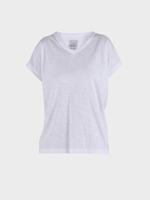 Lydia flamé T-shirt - Dame - White