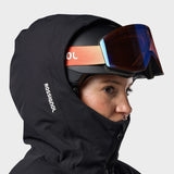 Puffy Isoleret Parka Skijakke - Dame - Black