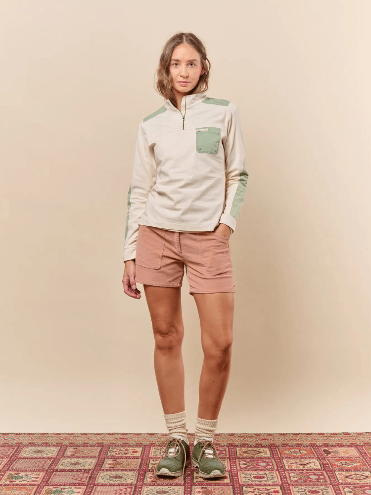 W 5 Inch Concord Dyed Shorts - Dame - Apricot - Gumpel & Co