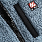 Tindur Shearling W Jacket Fleece - Dame - Blue Mirage - Gumpel & Co
