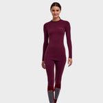 Womens Thermozone Long - sleeve shirt Wool - Tech - Barolo - Gumpel & Co