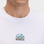 Sundek Tidal Surfer Printer Tshirt - Herre - White