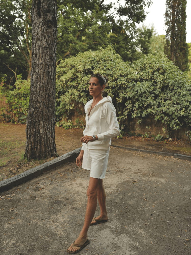 June classic Hood Jakke - Dame - Milk - Gumpel & Co