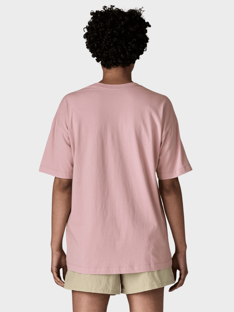 Patagonia 95 Oval Logo Oversized Ttshirt - Dame - Quiet Violet