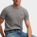 Classic Essential Stripe T-shirt - Herre - Prep Navy Stripe - Gumpel & Co