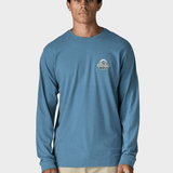 Long - Sleeved Great Waves Responsibili - Tshirt - Herre - Shore Blue - Gumpel & Co
