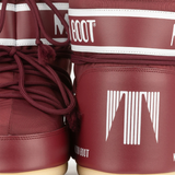 Icon Low Nylon - Dame - Burgundy