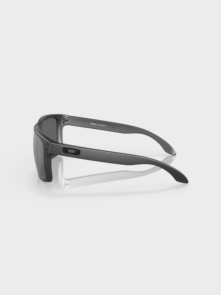 Holbrook XL Solbriller - Steel / Prizm Black Polarized - Gumpel & Co