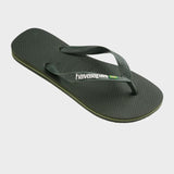 Brasil Logo Klipklapper - Unisex - Green Olive - Gumpel & Co