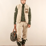 Heroes Wool Fleece Vest - Herre - Natural - Gumpel & Co