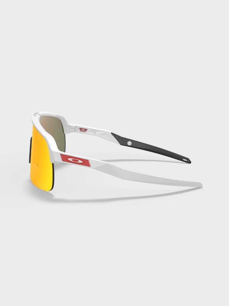 Sutro Lite Solbriller - Matte White / Prizm Ruby - Gumpel & Co