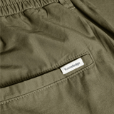 KNOWLEDGE COTTON APPAREL Fig Poplin Shorts - Herre - Burned Olive