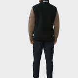 Tindur Shearling Vest Fleece - Herre - Black - Gumpel & Co