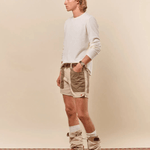 7 Inch Field Shorts - Herre - Cowboy / Tan - Gumpel & Co
