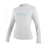 O´Neill Basic Skins L/S Sun Shirt UV trøjer - Dame - White