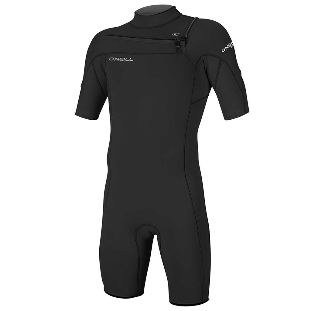 O´Neill Hammer 2mm Chest Zip S/S Spring Våddragt - Herre - Black/Black/Black