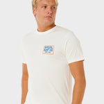 Pacific Rinse Sunrise T shirt - Herre - Bone - Gumpel & Co