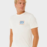 Pacific Rinse Sunrise T shirt - Herre - Bone - Gumpel & Co