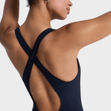 Roxy Active Solid Basic One Piece Bikini & badedragt - Dame - Anthracite - Gumpel & Co