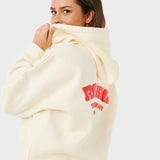Rip Curl Surf Puff Heritage Hood Hoodie - Dame - Cayenne