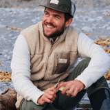 Heroes Wool Fleece Vest - Herre - Natural - Gumpel & Co