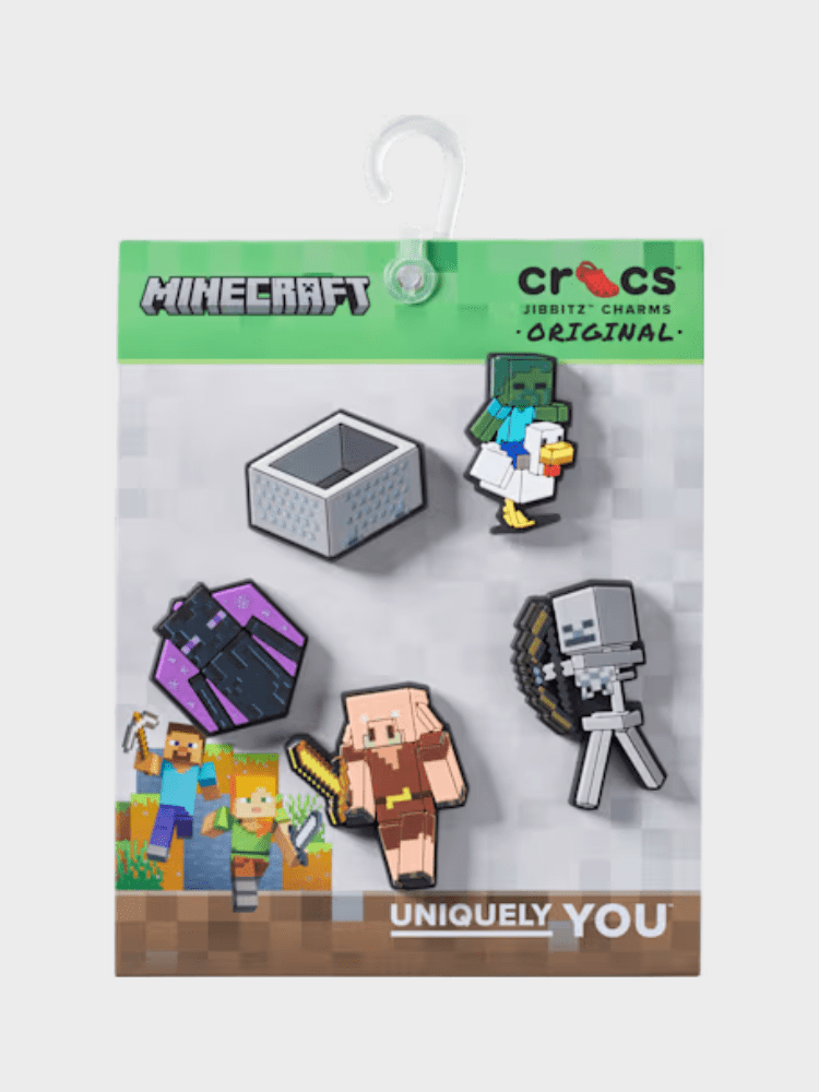 Crocs 5 Pack Jibbits - Minecraft