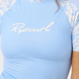 Rip Curl Pacific Coast UPF Ss UV trøje - Dame - Sky Blue