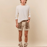 7 Inch Field Shorts - Herre - Cowboy / Tan - Gumpel & Co