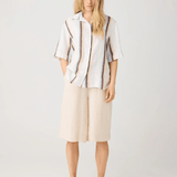 KNOWLEDGE COTTON APPAREL Culotte Shorts - Dame - Yarndyed - Light feather gray