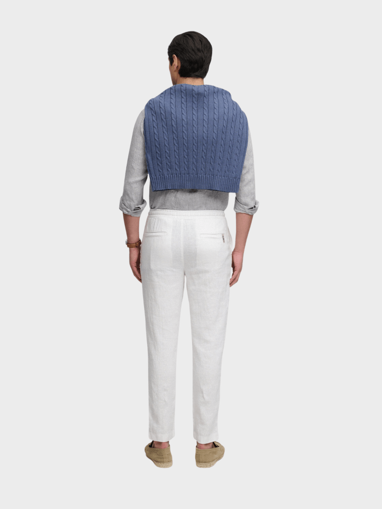 SUPERDRY Merchant Linen Bukser - Herre - Optic