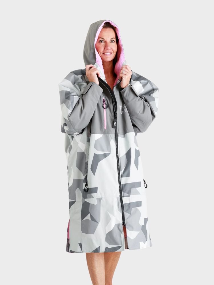 White Water Robe - Arctic Camo / Pink - Gumpel & Co