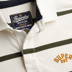 Vintage Athletic Stripe Rugby Polo - Herre - Athletic White Stripe - Gumpel & Co