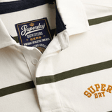 Vintage Athletic Stripe Rugby Polo - Herre - Athletic White Stripe - Gumpel & Co