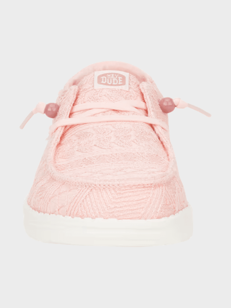Hey Dude Wendy Crochet Lace - Dame - Pale Pink