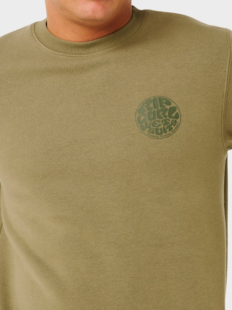 Wetsuit Icon Sweatshirts - Herre - Surplus Green - Gumpel & Co