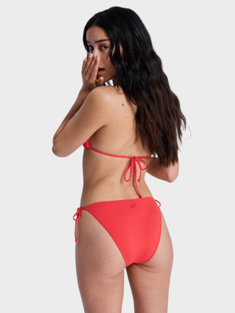 Solid Essentials Tie side Classic Bikini Underdel - Dame - Hibiscus - Gumpel & Co
