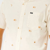 Skelly Breach S/S Skjorter - Herre - Off White