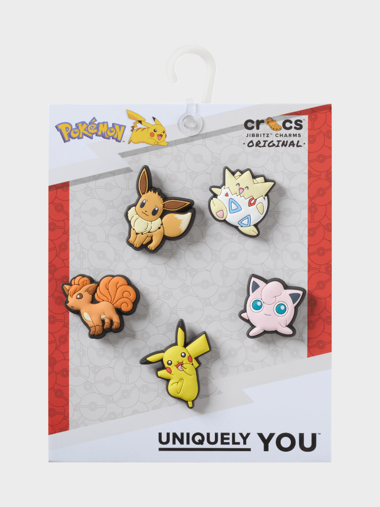 Crocs 5 Pack Jibbits - Pokemon