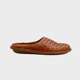 Roma Woven Leather - Unisex - Cognac Brown - Gumpel & Co