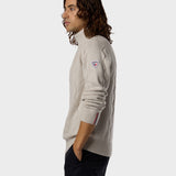 Corbyr Half Zip Strik - Herre - Silver Cloud