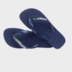 Brasil Logo Klipklapper - Unisex - Navy Blue - Gumpel & Co