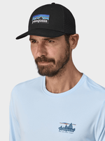 P6 Logo Trucker Cap - Unisex - Black (sort)
