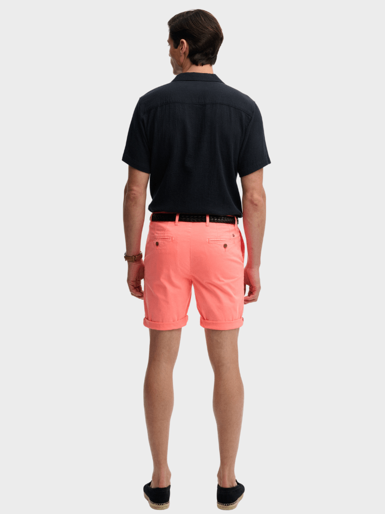 SUPERDRY Premium Regular Chino Shorts - Herre - Torch Flame Orange