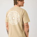 KNOWLEDGE COTTON APPAREL T-shirt m/tryk på ryggen - Herre - Twill