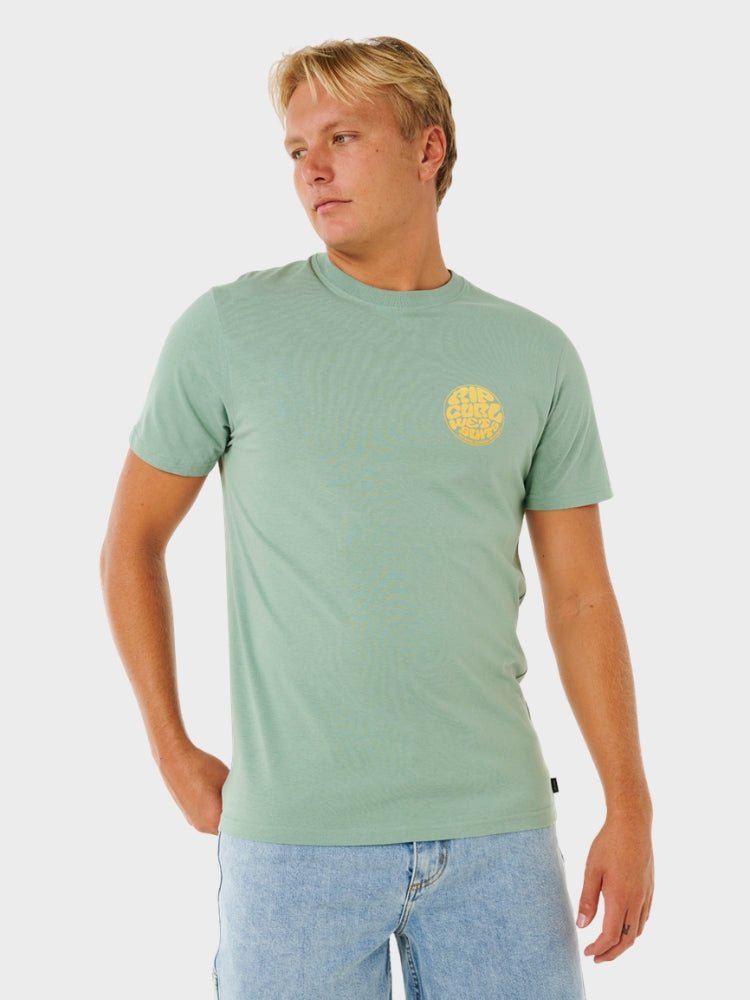 Wettie Passage Icon T shirt - Herre - Aloe - Gumpel & Co