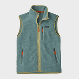M's Retro Pile Vest - Herre - Blue Sage - Gumpel & Co